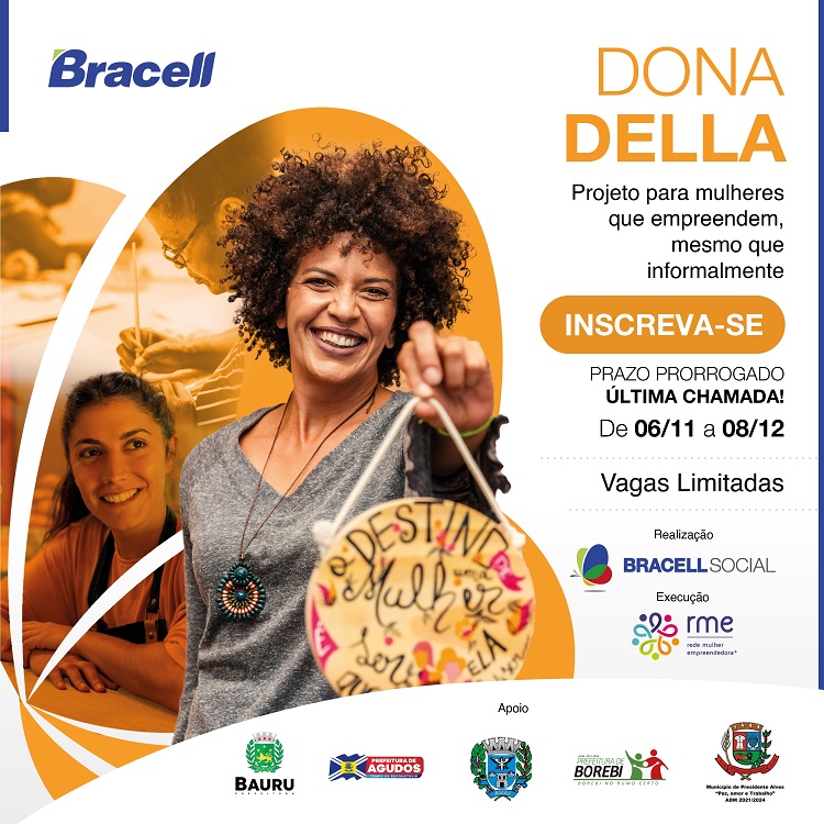 Inscrições abertas para o projeto Dona Della