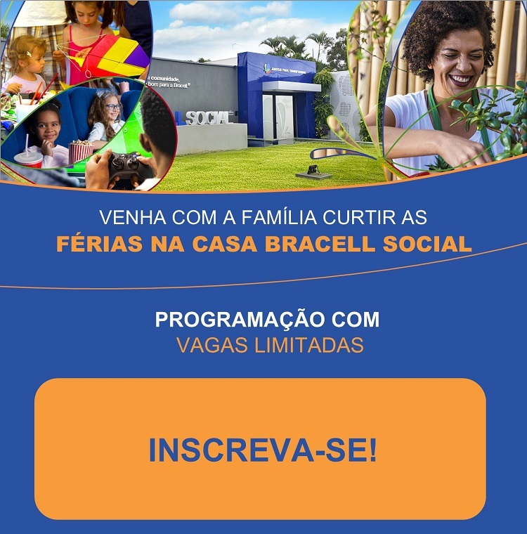 card Férias na Casa Bracell Social