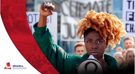 roda de conversa sobre racismo ambiental na Casa Bracell Social