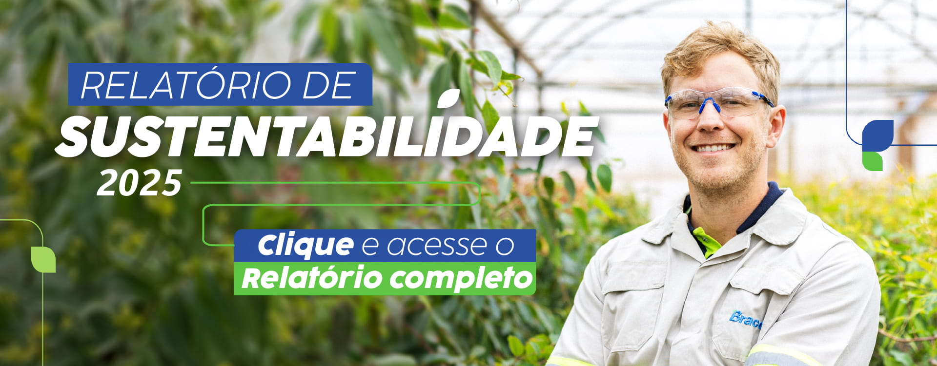 Banner - Relatório de Sustentabilidade Bracell 2025